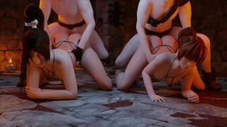 8-18 | Daglig SFM &amp;amp; Blender 3D-Porno Stor Varme Pupper