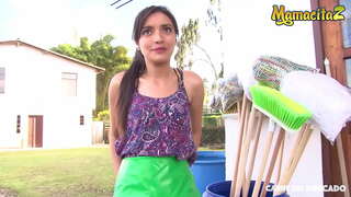 КАРНЕ МЕРКАДО ДЕЛЬ - Вероника Марин - Сексуальная латиноамериканка Дует һәм катгый трахается кунакханә санында белән Педро